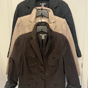 3 Women’s Blazers, Size 12